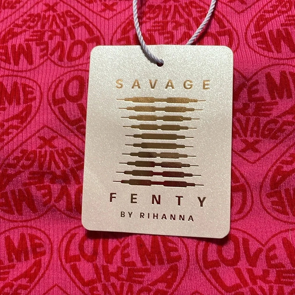 Savage X Fenty by Rihanna NWT rib sleep crop top pink size 3XL (20-22) - Picture 4 of 10